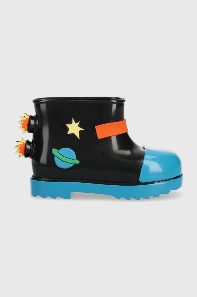 Дитячі гумові чоботи Melissa Rain Boot + Fabula Bb колір чорний