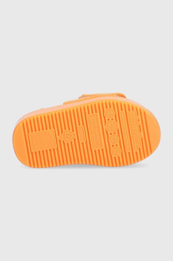Дитячі туфлі Melissa Jelly Pop Safari Bb колір помаранчевий фото 5