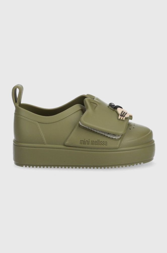 Дитячі туфлі Melissa Jelly Pop Safari Bb колір зелений фото 2