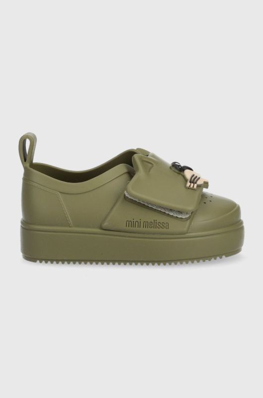 Дитячі туфлі Melissa Jelly Pop Safari Bb колір зелений фото 2