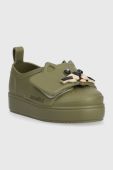 Дитячі туфлі Melissa Jelly Pop Safari Bb колір зелений