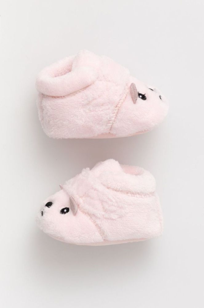 Черевики для немовля UGG Bixbee And Lovey Bear Stuffie колір рожевий фото 5