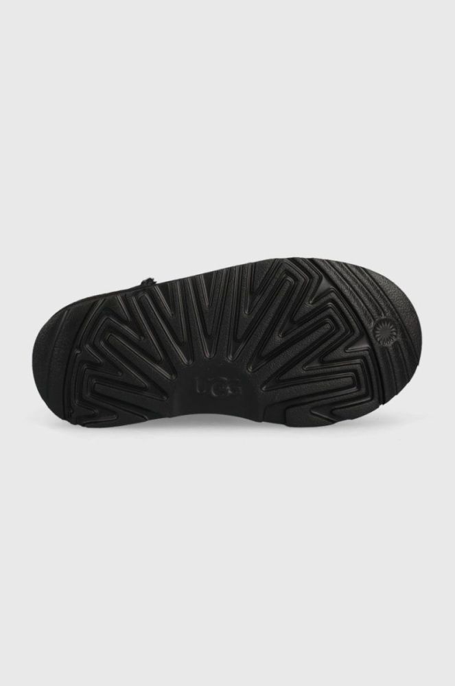 Дитячі замшеві чоботи UGG Classic Ultra Mini колір чорний фото 5