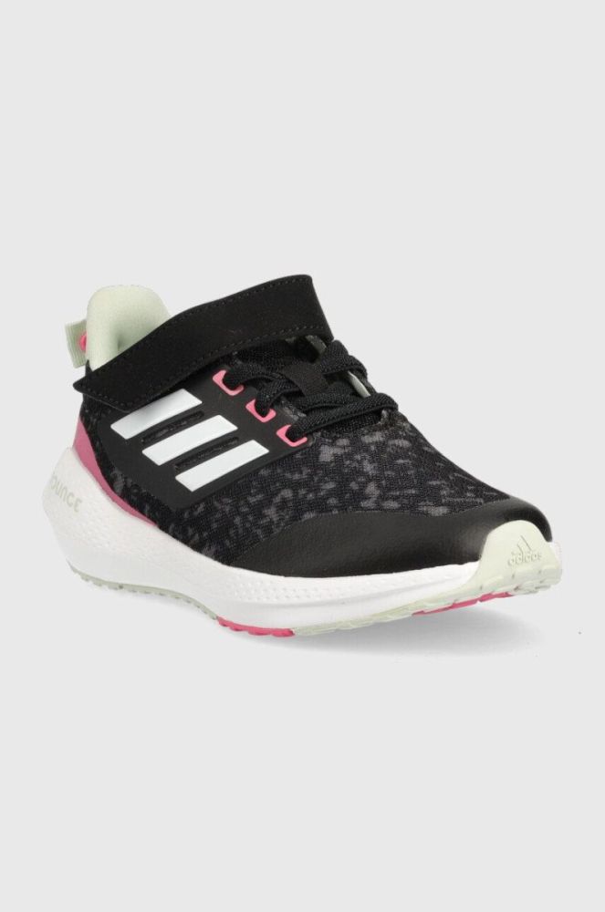 Дитячі черевики adidas Performance Eq21 Run 2.0 колір чорний фото 2