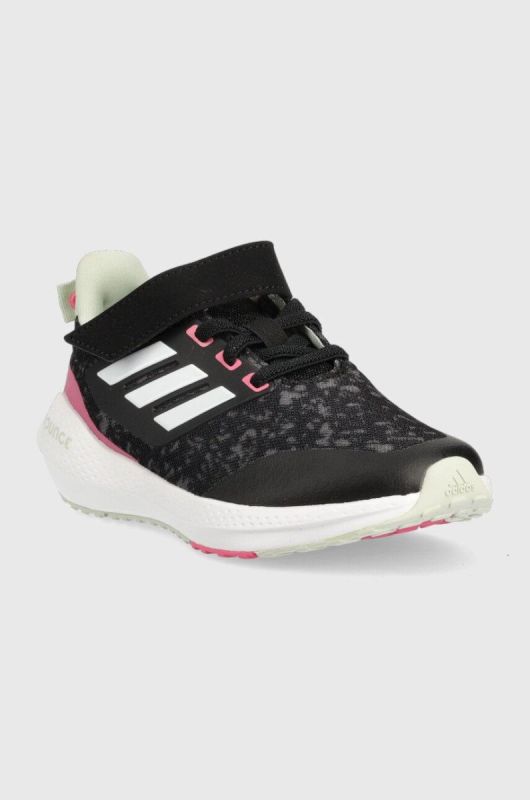 Дитячі черевики adidas Performance Eq21 Run 2.0 колір чорний фото 2
