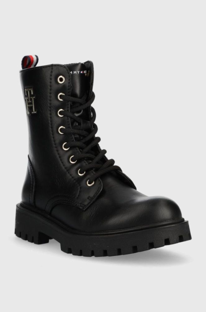 Дитячі черевики Tommy Hilfiger колір чорний (2545424) фото 2