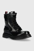 Дитячі черевики Tommy Hilfiger колір чорний (2496275)