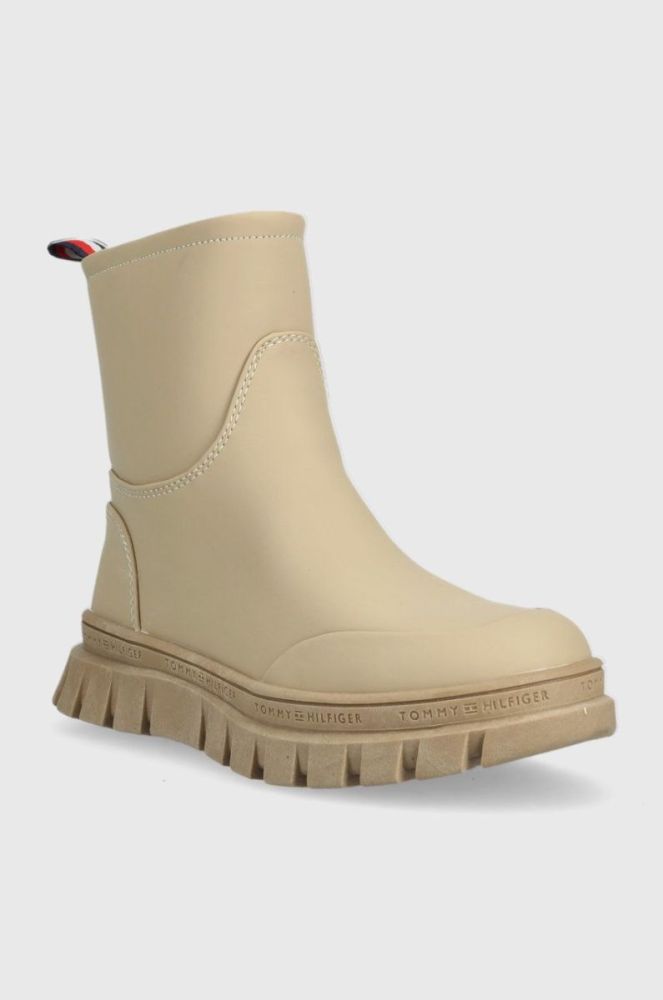 Дитячі черевики Tommy Hilfiger колір бежевий (2496287) фото 2