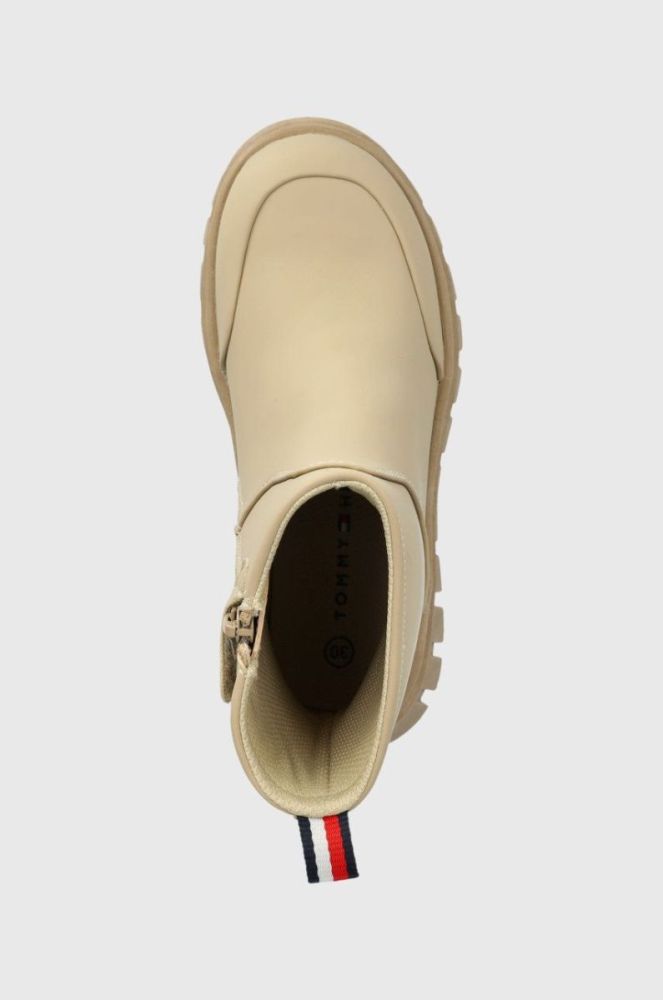 Дитячі черевики Tommy Hilfiger колір бежевий (2496287) фото 4