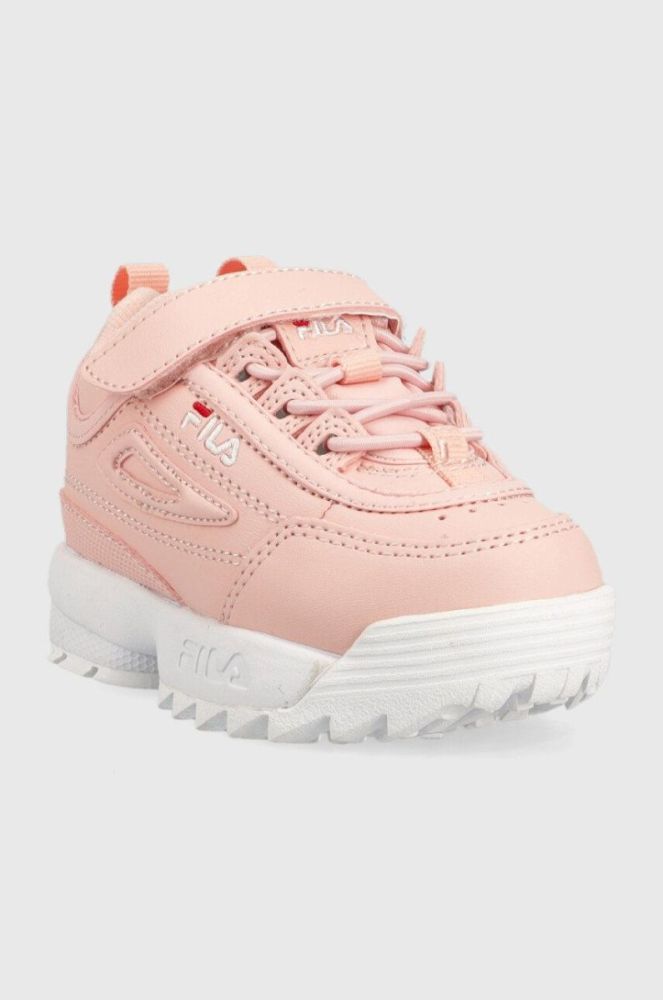 Дитячі кросівки Fila Disruptor колір рожевий (2757076) фото 2