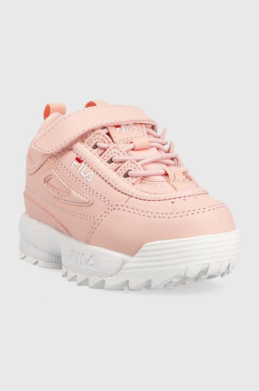 Дитячі кросівки Fila Disruptor колір рожевий (2757076) фото 2