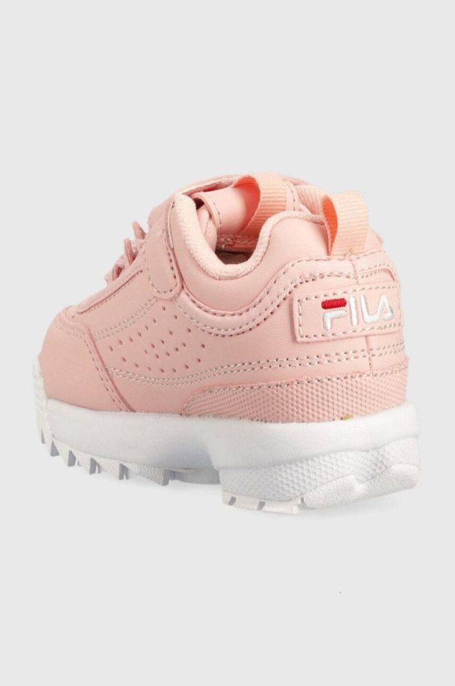 Дитячі кросівки Fila Disruptor колір рожевий (2757076) фото 3