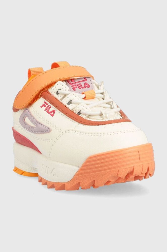 Дитячі кросівки Fila Disruptor колір помаранчевий фото 2
