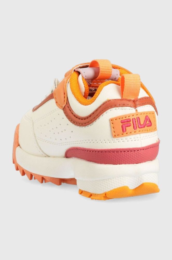 Дитячі кросівки Fila Disruptor колір помаранчевий фото 3
