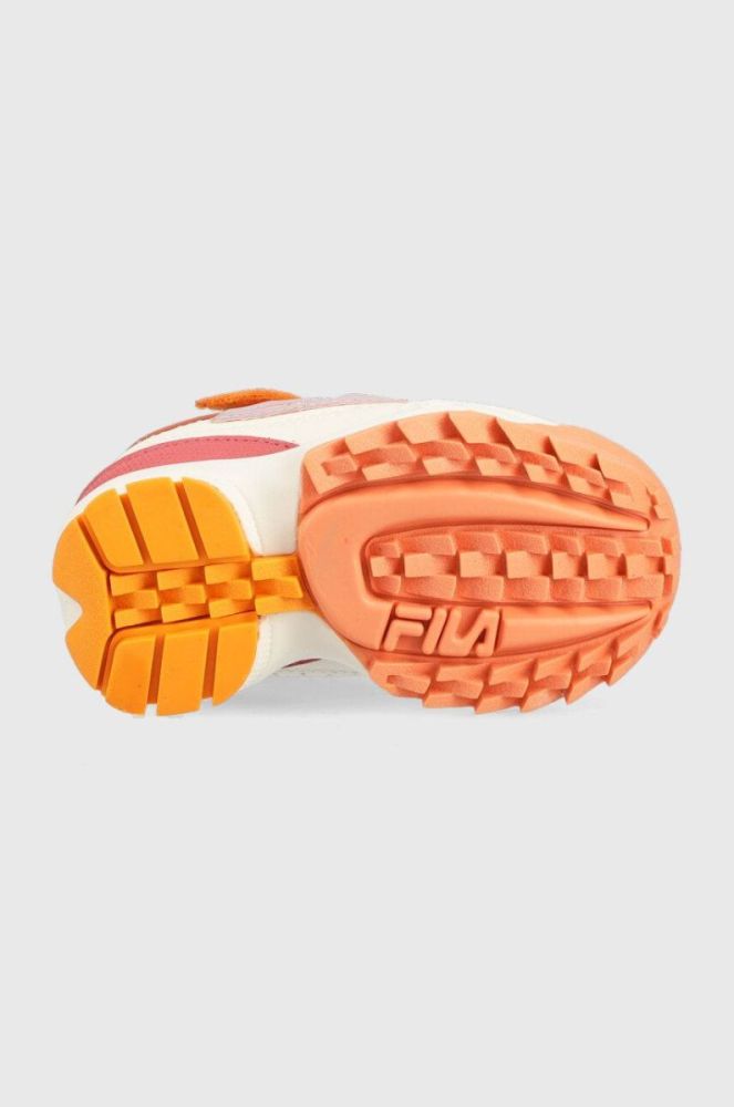 Дитячі кросівки Fila Disruptor колір помаранчевий фото 5