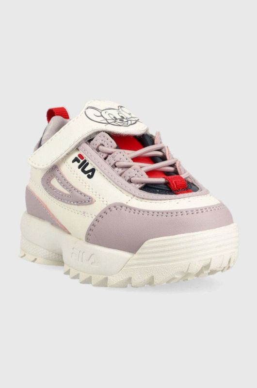 Дитячі кросівки Fila Disruptor колір фіолетовий фото 2
