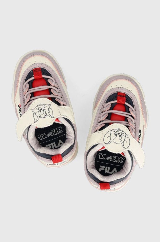 Дитячі кросівки Fila Disruptor колір фіолетовий фото 4