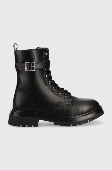 Дитячі черевики Tommy Hilfiger колір чорний (2729020)