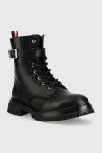 Дитячі черевики Tommy Hilfiger колір чорний (2729020)
