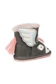 Дитячі замшеві чоботи Emu Australia Pegasus Walker колір сірий