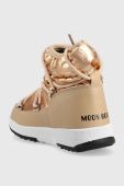 Дитячі чоботи Moon Boot Jr Girl Low Nylon колір золотий