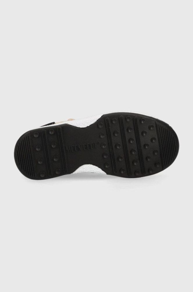 Дитячі чоботи Moon Boot Jr Girl Low Nylon колір золотий фото 5