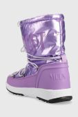 Дитячі чоботи Moon Boot JR Girl Boot Met колір фіолетовий