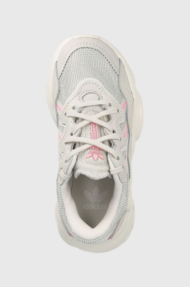 Дитячі кросівки adidas Originals Ozweego колір сірий фото 4
