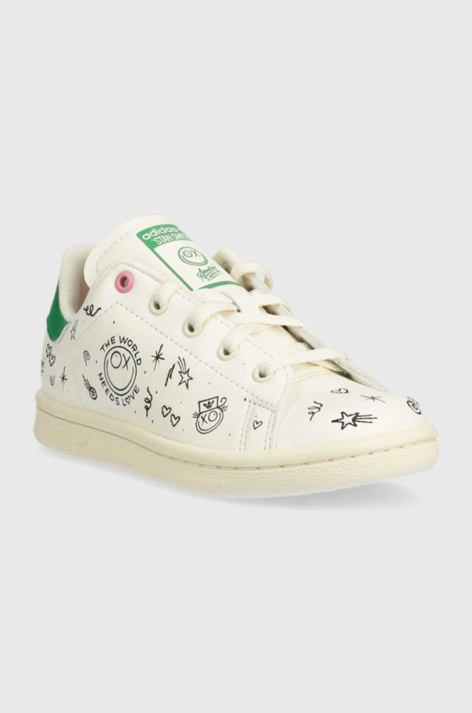 Дитячі кросівки adidas Originals Stan Smith колір білий фото 2