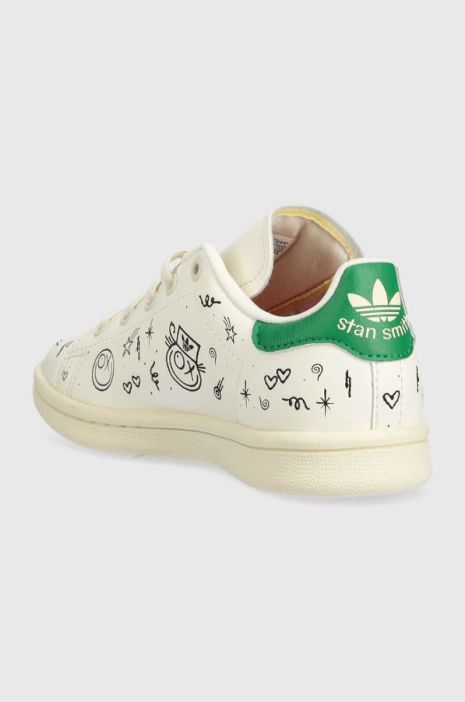 Дитячі кросівки adidas Originals Stan Smith колір білий фото 3