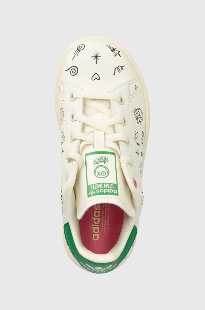 Дитячі кросівки adidas Originals Stan Smith колір білий фото 4