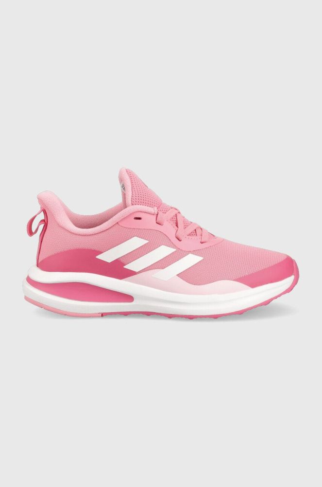 Дитячі черевики adidas Performance FortaRun колір рожевий