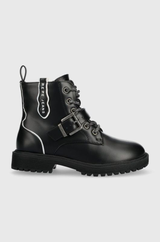 Дитячі черевики Pepe Jeans колір чорний (2702951)