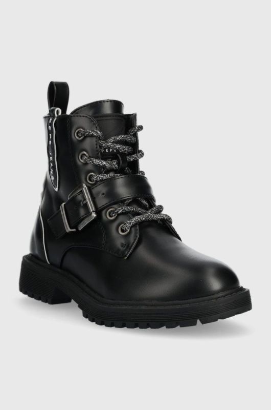 Дитячі черевики Pepe Jeans колір чорний (2702951) фото 2