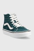 Дитячі кеди Vans колір зелений (2491905)