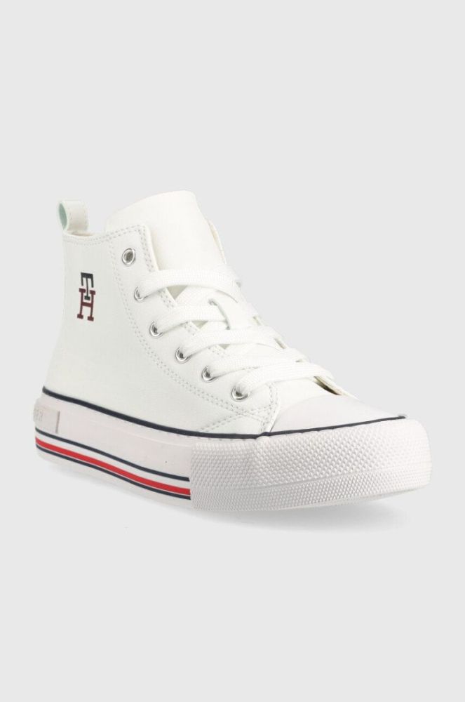 Дитячі кеди Tommy Hilfiger колір білий (2604375) фото 2