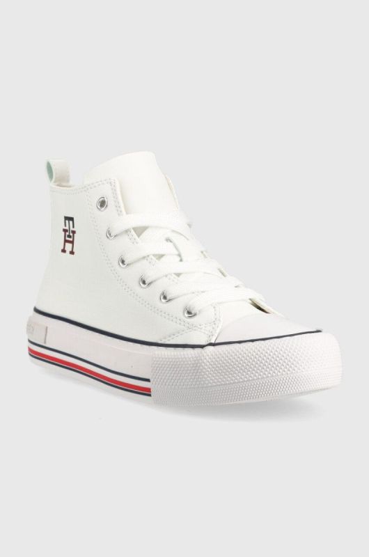Дитячі кеди Tommy Hilfiger колір білий (2604375) фото 2