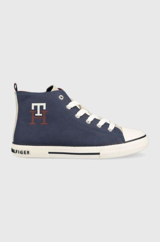 Дитячі кеди Tommy Hilfiger колір блакитний (2604390)