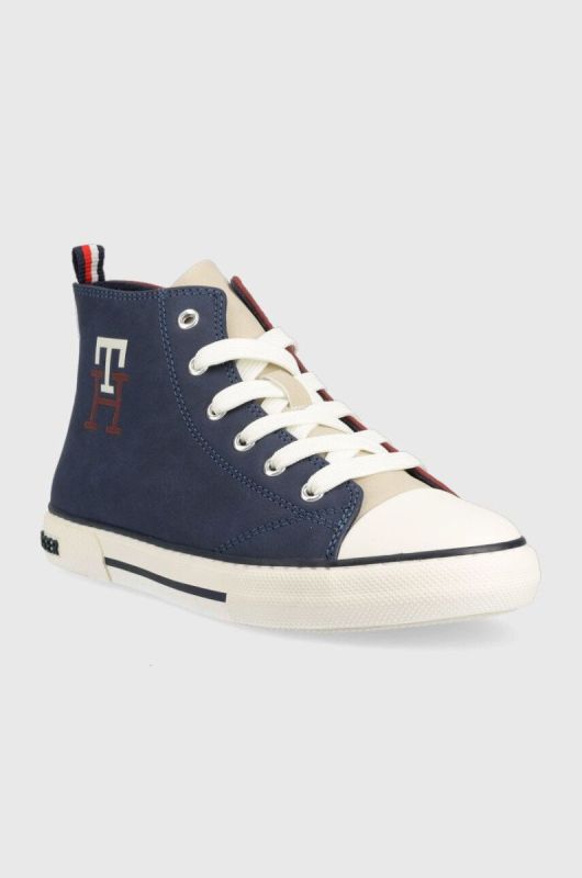 Дитячі кеди Tommy Hilfiger колір блакитний (2604390) фото 2