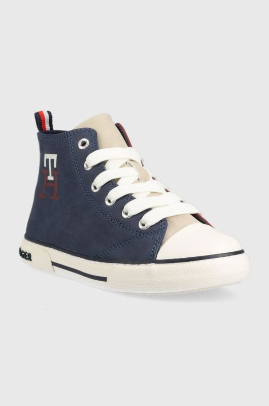 Дитячі кеди Tommy Hilfiger колір блакитний (2604397) фото 2
