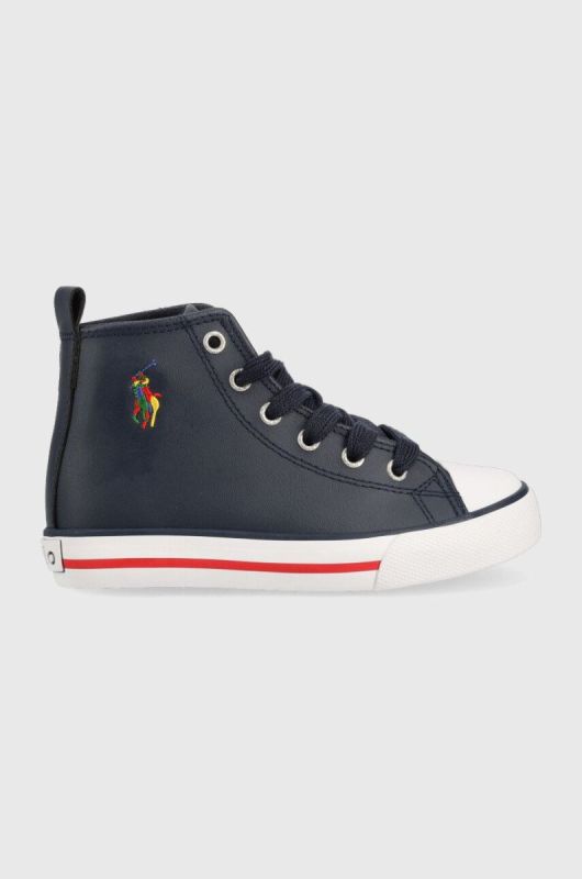 Дитячі кеди Polo Ralph Lauren колір синій (2593233)