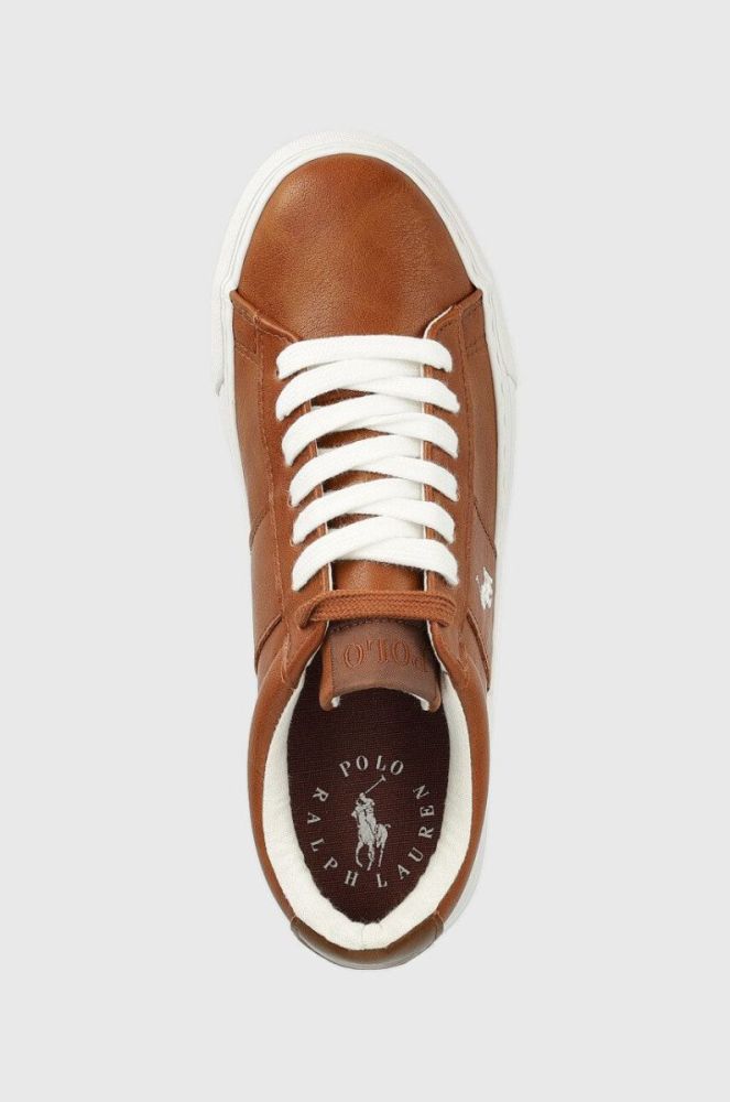Дитячі кросівки Polo Ralph Lauren колір коричневий (2597410) фото 4
