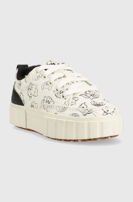 Дитячі кросівки Fila Sandblast X Tom&jerry колір білий фото 2