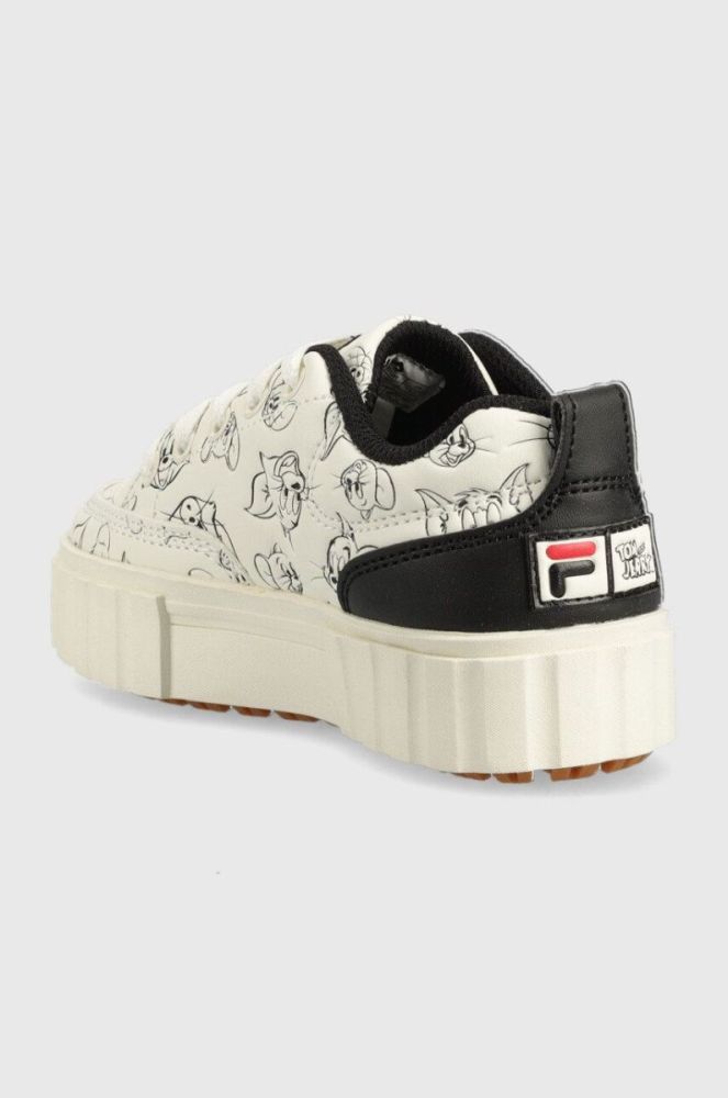 Дитячі кросівки Fila Sandblast X Tom&jerry колір білий фото 3