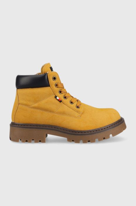 Дитячі черевики Tommy Hilfiger колір коричневий (2826368) Дитячі черевики Tommy Hilfiger колір коричневий (2826368)