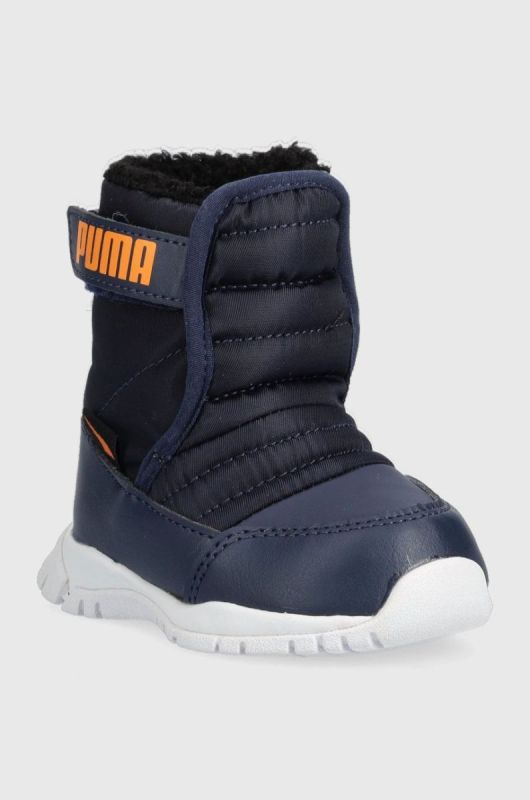 Дитячі чоботи Puma Nieve колір синій фото 2