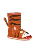 Дитячі замшеві чоботи Emu Australia Tiger колір помаранчевий