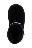Дитячі замшеві чоботи Emu Australia Wallaby Mini Play колір чорний