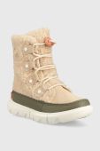 Дитячі зимові черевики Sorel колір бежевий (2727003)