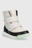 Дитячі чоботи Sorel колір бежевий